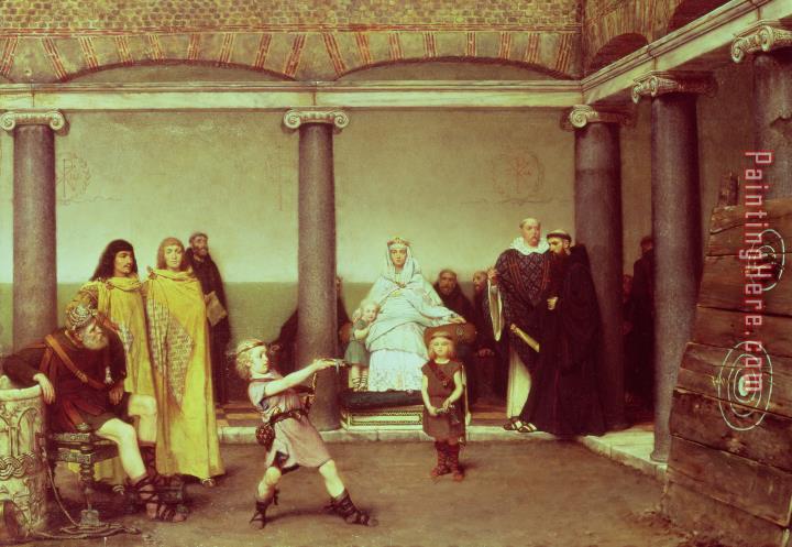 Sir Lawrence Alma-Tadema The Education of the Children of Clothilde and Clovis